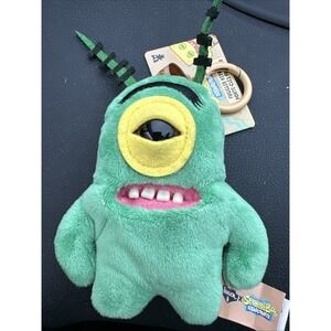 Zuru Fuggler x Spongebob Squarepants Keychain Plush Ring PLANKTON 5 in